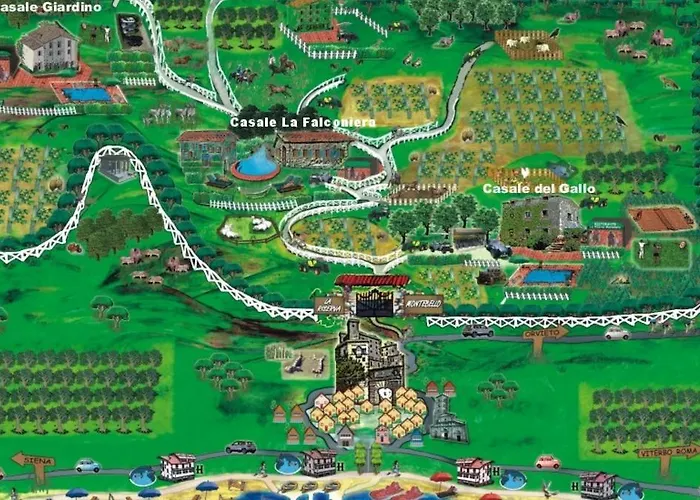 Κατάλυμα σε φάρμα La Riserva Montebello Μπολσένα